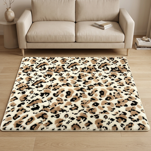 <span class=keywords><strong>Tapis</strong></span> en fausse fourrure de lapin douce, motif zèbre, pour salon, chambre à coucher, <span class=keywords><strong>tapis</strong></span> moderne, <span class=keywords><strong>tapis</strong></span> de sol décoratif pour la maison - Product Image 1