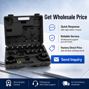 <span class=keywords><strong>Kit</strong></span> d'outils professionnel de démontage de roulements de roue avant 23 pièces, extracteur de roulement de <span class=keywords><strong>moyeu</strong></span> de roue FWD robuste pour usage universel - Product Image 6