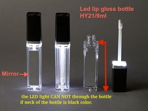 Brillo de labios con luz LED y espejo al por mayor - Product Image 2