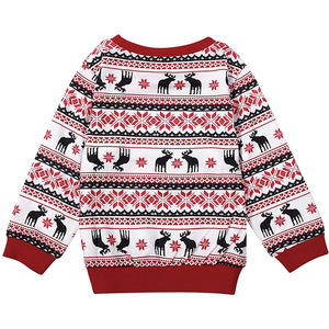 2026 NEW KJ 2024 Winter High Quality OEM/OEM 100% Cotton <strong>Jumper</strong> Custom Long Sleeve Pullover Knitted Family <strong>Christmas</strong> Sweater - Product Image 1