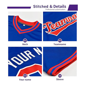 Vente en gros usine OEM de T-shirts vierges unis pour sublimation et broderie, et de maillots de baseball vierges personnalisables <span class=keywords><strong>à</strong></span> boutons intégraux de couleur unie - Product Image 3
