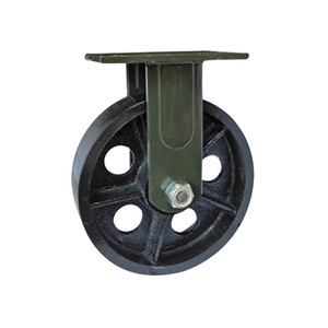 Manufacturer großhandel platte <span class=keywords><strong>caster</strong></span> F3 super heavy <span class=keywords><strong>6</strong></span> inch voller eisen rad - Product Image 4