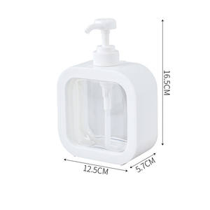 Distributeurs de savon de salle de bain en gros 300/500 ml, rechargeables, pour lotion, shampoing, gel douche, support portable, distributeur de voyage vide pour le bain - Product Image 4