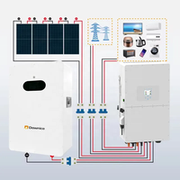 Batterie au lithium tout-en-un 10 kW 10 kWh 20 kWh 48 V 200 Ah pour stockage d'énergie solaire