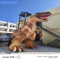 Modèle de T-rex gonflable pour la décoration publicitaire, ballon gonflable géant en forme de dinosaure Vivis à vendre