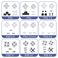 Pièces de réparation, bouton de clavier, tampon en caoutchouc pour manette Playstation 4 JDS-010 JDS-020 JDS-030, adhésif conducteur