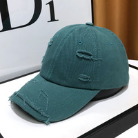 Gorra de béisbol con agujeros personalizada, sombrero de hip-hop informal para hombres y mujeres, versión coreana, personalidad, equitación, montañismo, sombrero para el sol para hombres