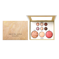 Palette de Maquillage Tout-en-un : Fards à Paupières, Contour, Blush, Illuminateur Scintillant – Cosmétiques Véganes en Stock, Faible Déperdition, Direct Usine