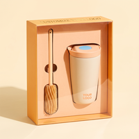 Tasses à café Everich personnalisées avec logo, 12 oz (350 ml), anti-fuite, double paroi, en acier inoxydable, isothermes, sans BPA, gobelet à café