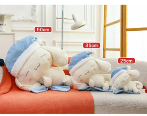 Lớn San-rioed cho cinnamoroll búp bê sang trọng phim hoạt hình cô gái và Xin Chào mèo ném gối cho đầu giường thương mại đồ chơi và ngủ thấp moq - Product Image 2