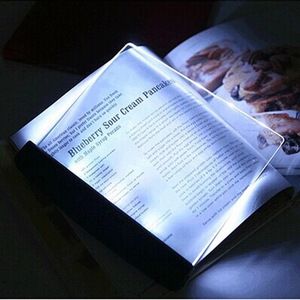 Lampe de lecture LED <span class=keywords><strong>A4</strong></span> portable et flexible, fonctionnant sur piles, pour la protection des yeux, idéale pour les étudiants, les voyages, la chambre à coucher, la lecture nocturne, couleur blanche - Product Image 4