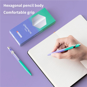 Set de Regalo <span class=keywords><strong>CARAN</strong></span> D'ACHE Serie Aurora Suiza 849, Bolígrafo de Aceite 844 y Lápiz Mecánico, Caja de Caligrafía para Estudiantes y Ocasiones Especiales - Product Image 3