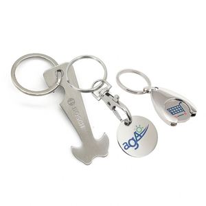Supermarket <b>Locker</b> Coin Keyring Custom Design Metal Supermarket Shopping Trolly Coin Token Chip Keyring Shopping Cart Keychain - Product Image 4