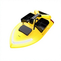 Perahu Umpan GPS V020 dengan Beidou dan 40 Titik Penentuan Posisi, Perahu Pancing Elektrik yang Dikendalikan Jarak Jauh untuk Penggunaan Luar Ruangan