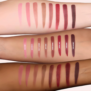 Crayon à lèvres crémeux lissant et longue tenue, végétalien, mat, waterproof, avec emballage rétractable rouge, à base d'ingrédients minéraux, pour le contour des lèvres - Product Image 4