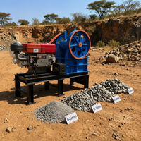 Concasseur de roche diesel portable le plus vendu |   Aucune électricité requise |   Prix d'usine au Zimbabwe, Afrique