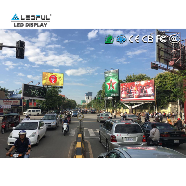 Full Color P2.5 P3 P4 P5 P6 P8 P10 Indoor Outdoor LED Display Screen for Advertising