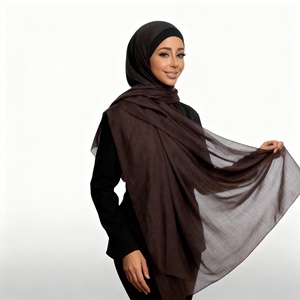 Cao Cấp Mềm Phương Pháp Thoáng Khí Thoải Mái Hijab Cho Phụ Nữ Hồi Giáo Tất Cả Các Mùa Trọng Lượng Nhẹ Phong Cách Thanh Lịch - Product Image 3