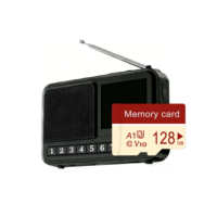 Carte mémoire en gros à bas prix, carte TF 64 Go, mini carte SD, classe 10, 128 Go, SD pour appareil photo, radio, caméra de sécurité avec adaptateur