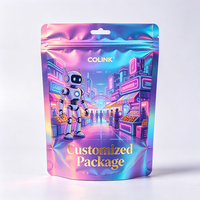 Service d'impression de sacs d'emballage en plastique, pochettes verticales, film laminé, conception personnalisée pour la production d'emballages flexibles
