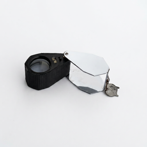 Loupe de bijoutier SUNTOOLS/STIPL 334C, loupe de précision pour tester les pierres précieuses, avec miroir et lumière, 21 mm - Product Image 1