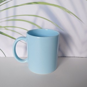 Taza de Cerámica Azul Cielo de 11 oz, de Lados Rectos, Ecológica, Regalo Empresarial - Product Image 2