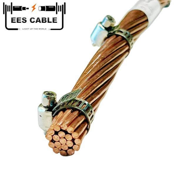 4/0 AWG Stranded Bare Copper Grounding Wire (HDBC) for Power Distribution Earthing ASTM B8/B174 Standard