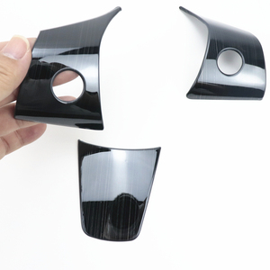 Décoration de <span class=keywords><strong>Volant</strong></span> de Voiture, Autocollants Métalliques, Cadre de Panneau, Garniture de Protection, <span class=keywords><strong>Tesla</strong></span> <span class=keywords><strong>Model</strong></span> <span class=keywords><strong>3</strong></span> <span class=keywords><strong>Model</strong></span> Y, Moulures Intérieures - Product Image 5