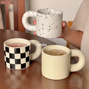 Taza Gruesa Personalizable <span class=keywords><strong>de</strong></span> Estilo Retro con Diseño <span class=keywords><strong>de</strong></span> Salpicaduras <span class=keywords><strong>de</strong></span> Pintura y Cuadros, Taza <span class=keywords><strong>de</strong></span> Café <span class=keywords><strong>de</strong></span> Cerámica <span class=keywords><strong>para</strong></span> Chicas - Product Image 4
