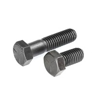 Tornillo de Cabeza Hexagonal UNC UNF Personalizado de Fábrica, Grado SAE 5 y 8, Óxido Negro, Alta Resistencia, Perno Hexagonal Imperial