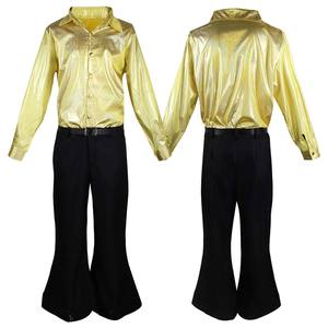 Halloween Bell Bottoms Performance Clothing 70s Disco Hippie Hombres Nostálgico 80s Disfraz 2017 - Product Image 6