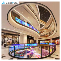 Écran LED Adhésif Super Mince P2 P3 P6.67 P6.25 P7 P8 P10 P15 P20, Carte PCB Flexible à Film Transparent pour Affichage Publicitaire
