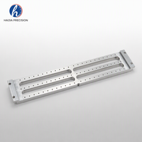 Rail de guidage optique en alliage d'aluminium sur mesure de précision CNC avec usinage par électroérosion à fil et usinage CNC, tolérance de haute précision