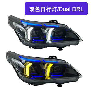 Faros Delanteros LED JY Retrofit para Serie 5 E60 05-10, Luces DRL Estilo Ojo <span class=keywords><strong>de</strong></span> Serpiente, Inventario Local en Almacenes Extranjeros - Product Image 5