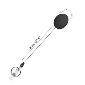 Porte-badge rétractable en plastique avec mousqueton, porte-clés, porte-badge d'infirmière, porte-badge YoYo pour médecin, alpinisme et pêche en plein air - Product Image 6