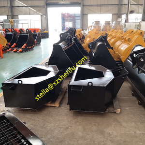 Seau de livraison en béton SSL Seau en béton pour <span class=keywords><strong>mini</strong></span> excavatrice de chargeuse compacte - Product Image 6