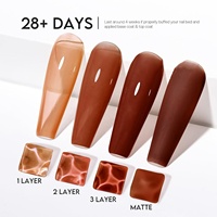 Vernis Gel UV Personnalisé Qualité Salon Hypoallergénique Soak-Off Logo Personnalisé pour Soins des Ongles Sensibles Distributeurs en Gros