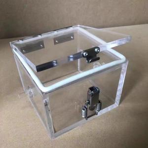 Custom Eco-Friendly PMMA Acrylic Display <b>Box</b> Pedestal Riser <b>Lockable</b> <b>Storage</b> with Various Colors for Garment Advertising <b>Storage</b> - Product Image 6
