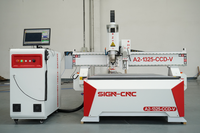 Máquina CNC Router de 3 Ejes 1325, Router CNC para Madera con Cuchilla Vibratoria, Máquina de Corte y Grabado para MDF, EVA y Madera