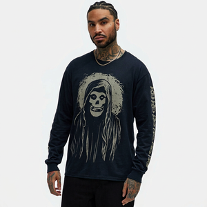 High Quality Men's Summer Streetwear Breathable <b>Short</b> <b>Sleeve</b> O-Neck T-Shirt Front Custom Logo Screen Printed SILKZON INDS Silk - Product Image 1