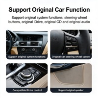 Radio para Auto con Android 14 para BMW X3 F25/X4 F26 CIC, Pantalla de 10.25 Pulgadas, 8+128GB, CarPlay Inalámbrico, Android Auto, DSP, 4G, MP3/USB