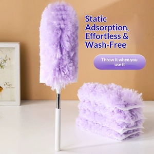 <span class=keywords><strong>Plumeau</strong></span> électrostatique jetable violet en tissu non tissé, extensible, pour le dépoussiérage – Article de nettoyage très vendu - Product Image 5