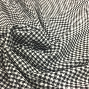 De alta calidad Blanco y Negro Plaid algodón de poliéster rayón tejido cepillado es Super suave y gruesa - Product Image 6