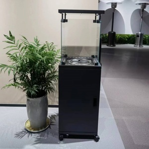 <span class=keywords><strong>Chimenea</strong></span> de Gas de Patio Moderna, Independiente, con Llama de Torre, Negra, de 8KW, de Hierro, para Exteriores, de Propano, para Patios - Product Image 4