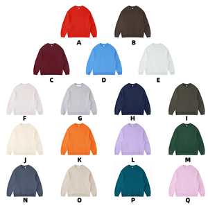Felpe da Uomo di Alta Qualità con Logo Personalizzato, <span class=keywords><strong>Stampa</strong></span> Serigrafica, Maniche Lunghe, Girocollo, Casual, Oversize - Product Image 3