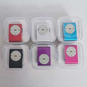 Reproductor <span class=keywords><strong>MP3</strong></span> Mini Clip Clásico Retro, Precio Económico al por Mayor, Reproductor de Música Portátil USB de Metal, Walkman para Deportes - Product Image 1