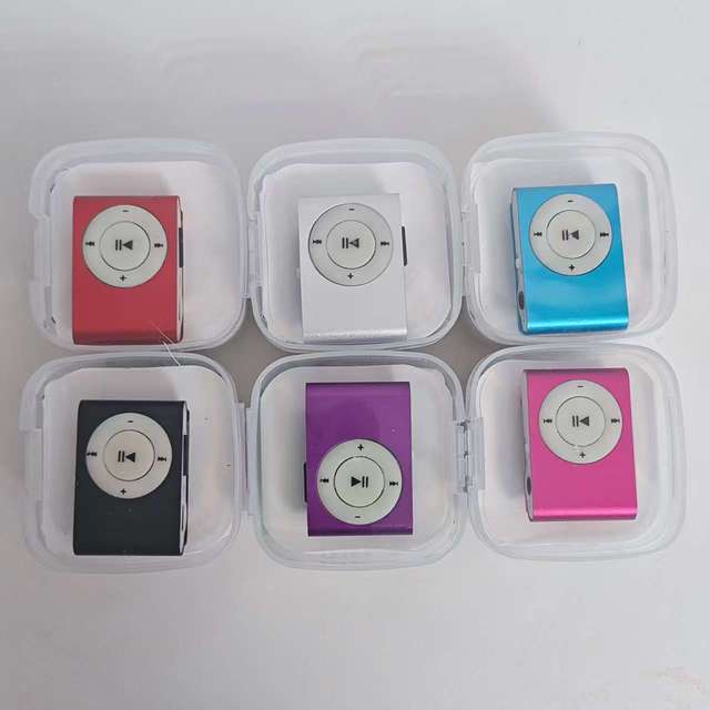 Wholesale Cheap Price Classic Retro Mini Clip MP3 Player Metal USB Portable Sport Music Player Walkman Mp3 Player for Sport Use