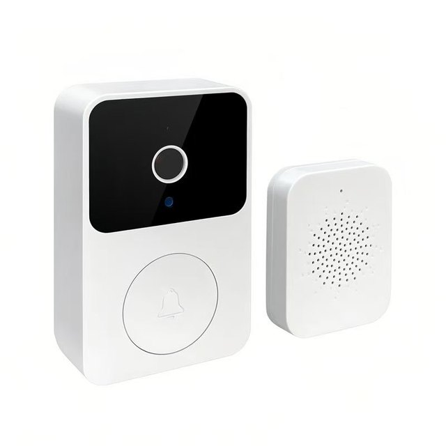 Night Vision Smart Security Doorbell with Camera App-Controlled Household Use Wireless WiFi Monitor X9