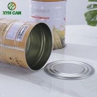 Boîtes en métal de qualité alimentaire 250g 500g 1000g Boîtes en étain vides pour boissons solides Poudre nutritionnelle Bonbons Lait Sucre Huile Collations Stockage