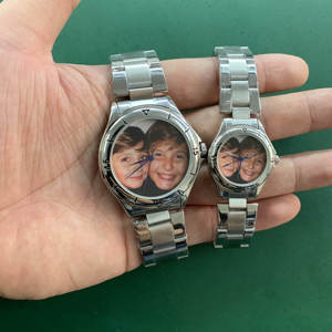 Montre-bracelet personnalisé à impression UV pour hommes et femmes, personnalisation graphique, Sublimation, blanc, unisexe, Photo - Product Image 6